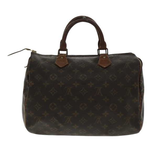 LOUIS VUITTON Monogram Speedy 30 Hand Bag M41526 LV Auth 94336 - Picture 2 of 16